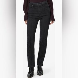 Paige Cindy Pintuck Ultra High Waisted Straight Leg Jeans